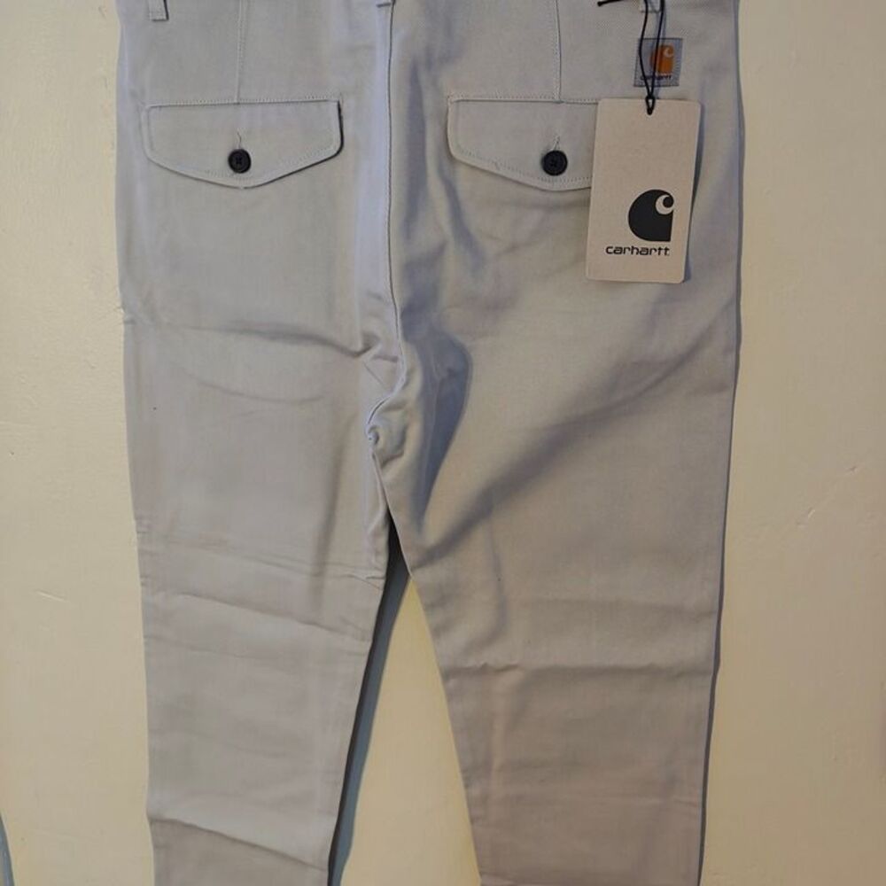 Carhartt WIP Menson Pants - Light Gray - Picture 2 of 4